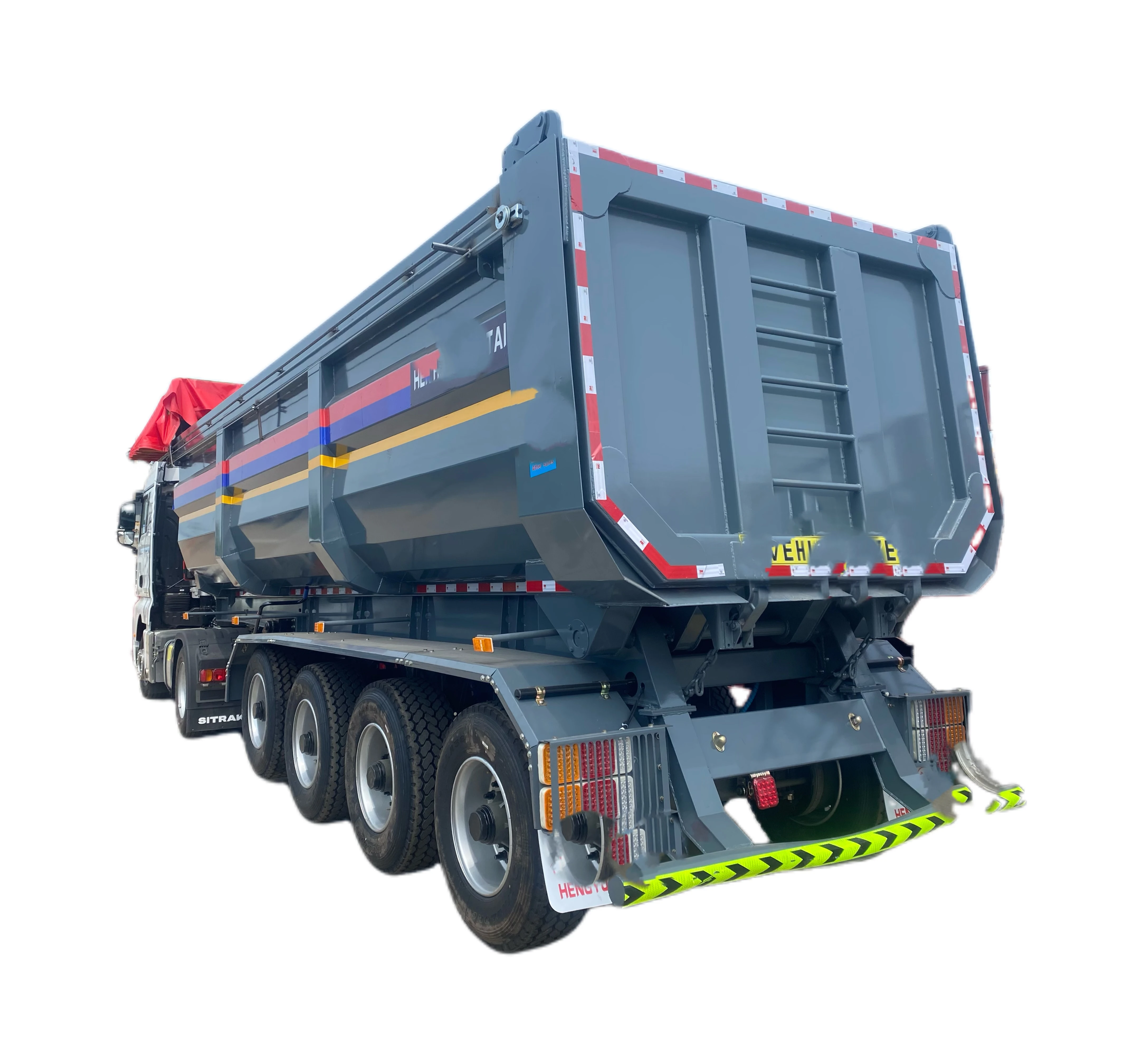 CIMC Dump semi trailer for sand coal stone transportation for sale in africa
