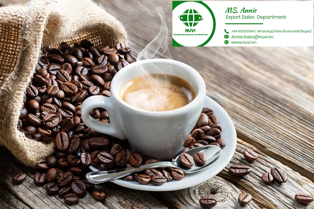 Best Selling Wholesale Famous Drink Medium Roasted Brown Arabica Roasted Coffee Beans From Vietnam Brand