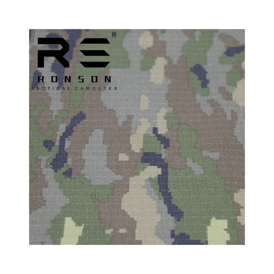 65%Poly 35%cotton Spain Camo Tactical Camouflage Uniform Textile Waterproof Ripstop Fabric for Garments Bags Skirts Woven Boys