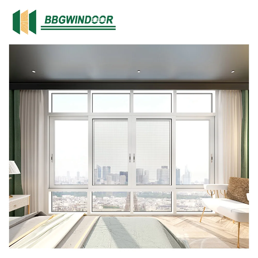 Lukliving раздвижные окна алюминиевая рама стеклянная наружная конструкция стеклянные изоляционные панели