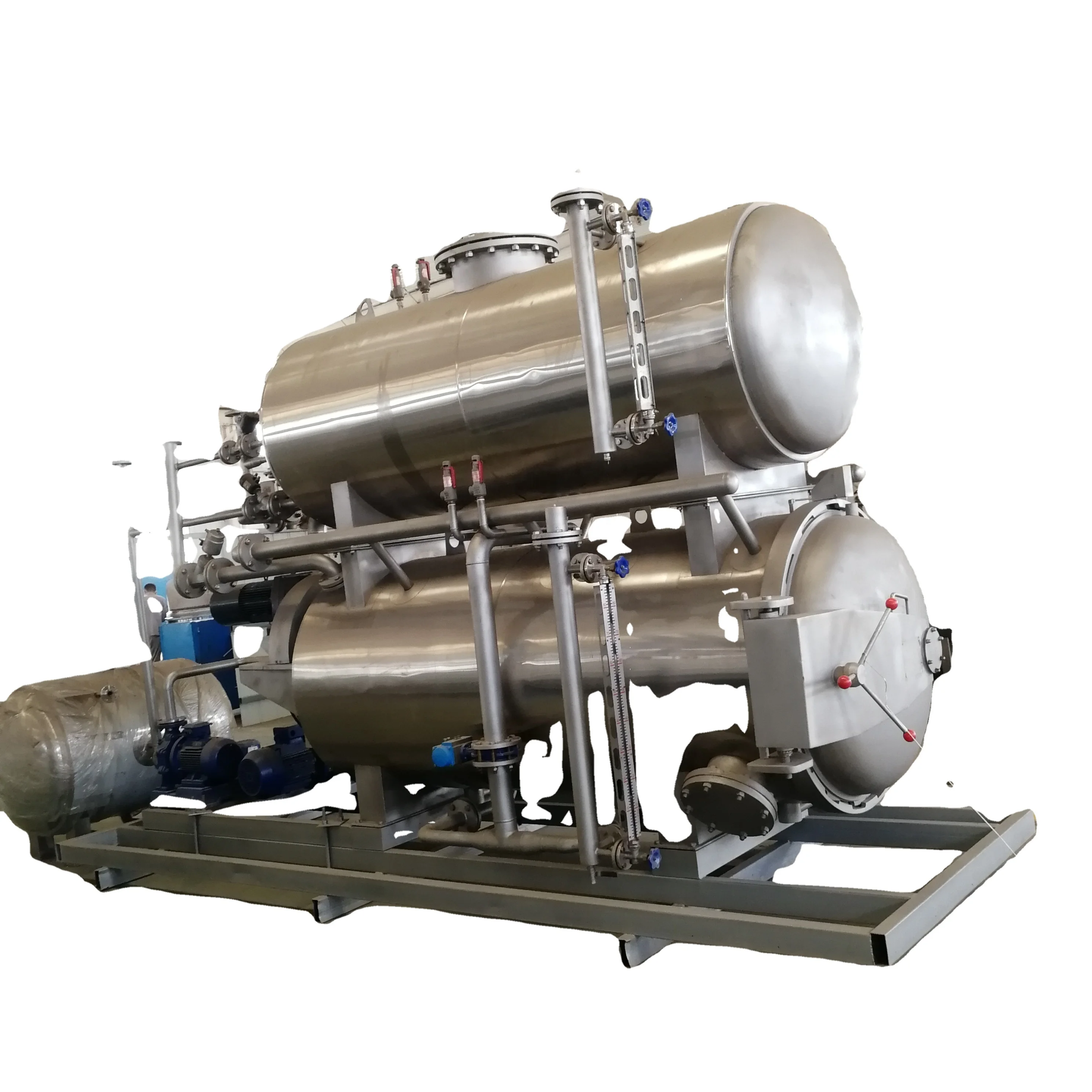 Commerical Water Spray Bath Sterilizer Food Water Bath Autoclave Retort Machine  Water Immersion Retort Machine