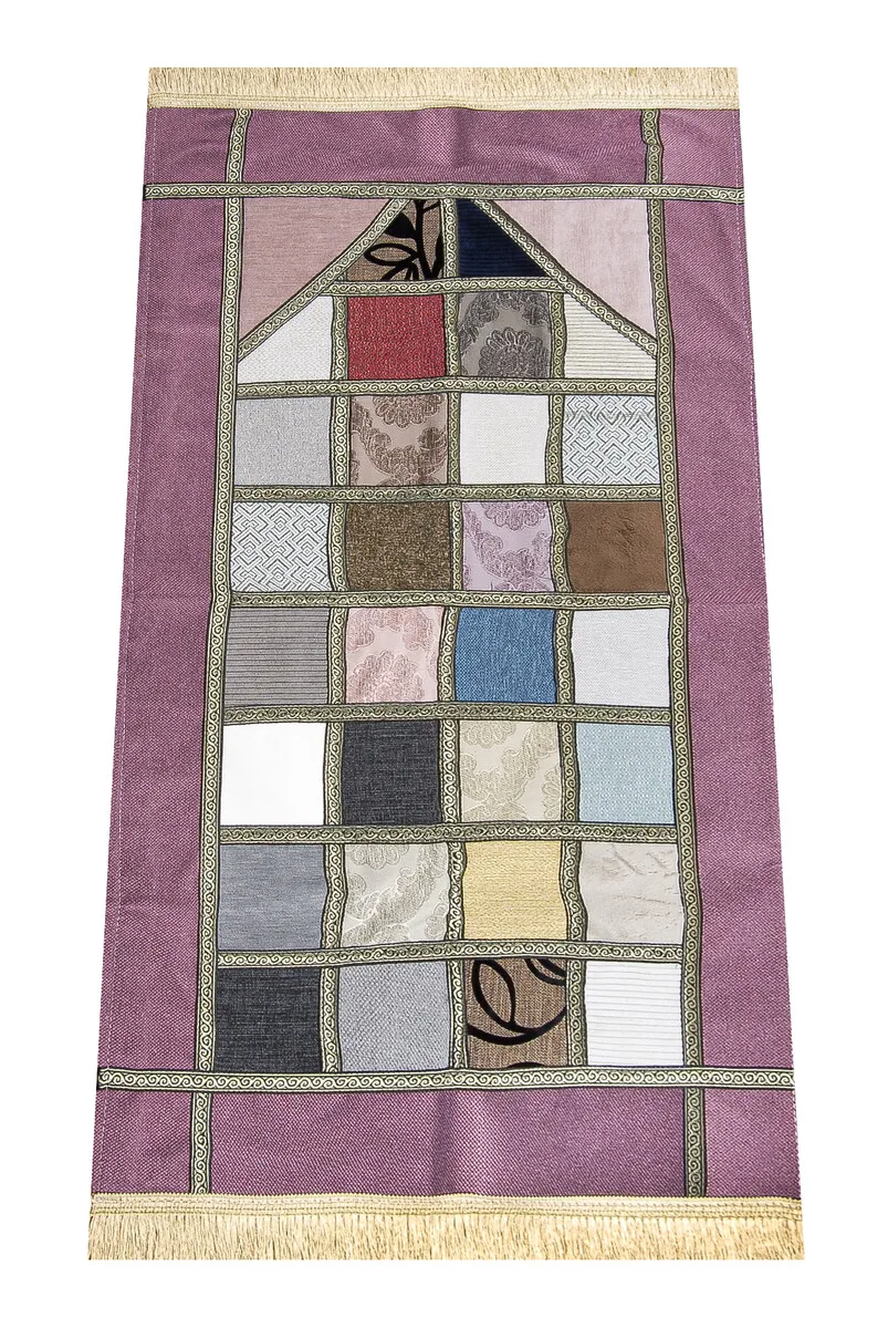 Молитвенный коврик мусульманский для молитвы традиционный исламский аксессуар высокого качества Sajjadah Роскошная качественная ткань 730 грамм 70*122 см