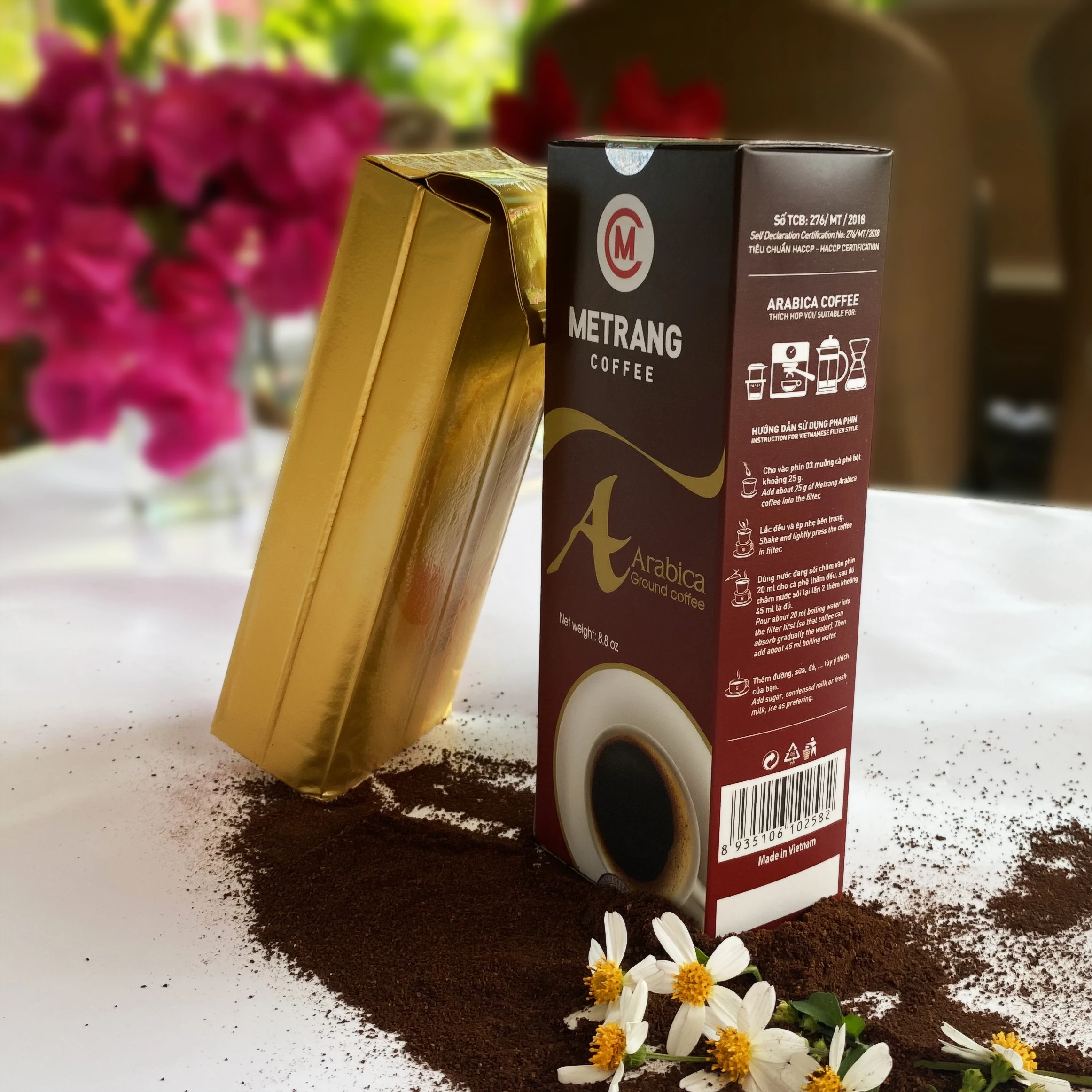 Mellow Taste Quality Best OEM Logo Support Negotiation Factory vietnam coffee price Arabica Ground Coffee Made In Vietnam