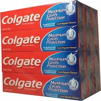 ColgateMaximum зубная паста с защитой полости отличный обычный вкус 75 мл (4 упаковки)