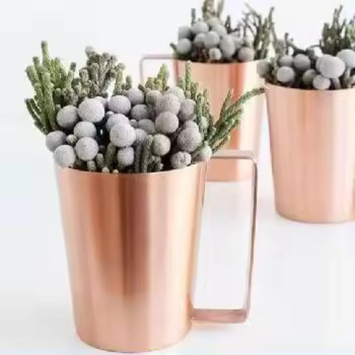 Hot Selling Amazing Round Shape Plants Pot Copper Flower Pot Plant Pot For Plants Vegetable And Flower Usage