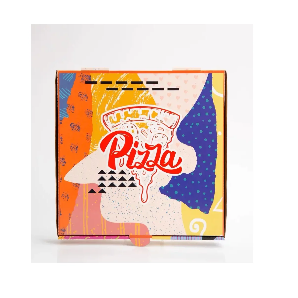 Good Price Matt Lamination Corrugated Cardboard Art Paper Boxes Recycled Materials Custom Logo Pizza Box Packaging