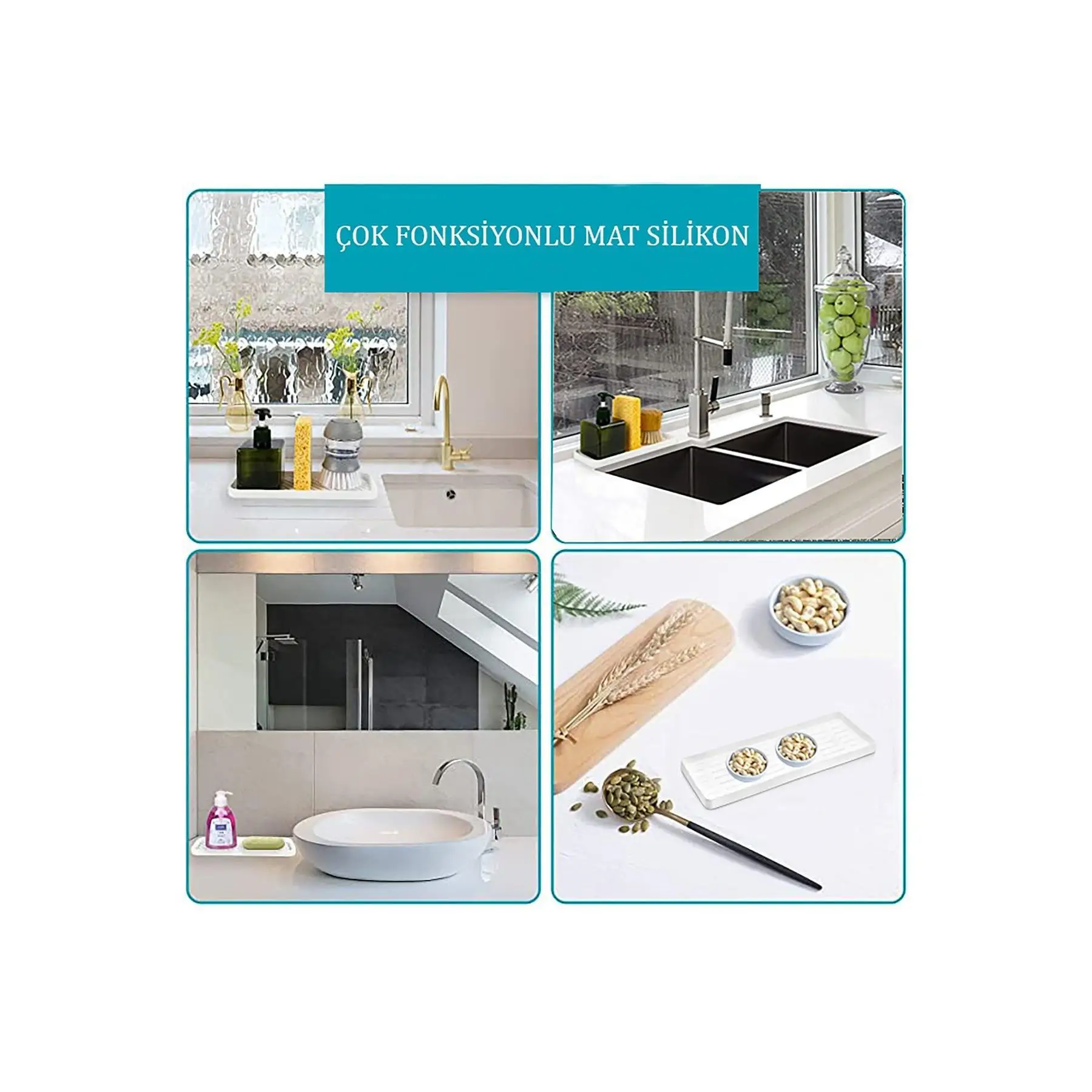 Silicone Oil Pot Oil Bowl Stand Base, Multi-Purpose Organizer Presentation Holder, Soap Dish Stand, 26x10 Cm