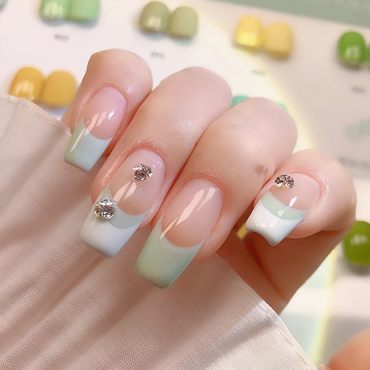 ZRKGEL 15ml 2022 Summer Gel Nail Polish Light Olive Neon Green Gel Polish Kit Soak Off nail gel polish fit