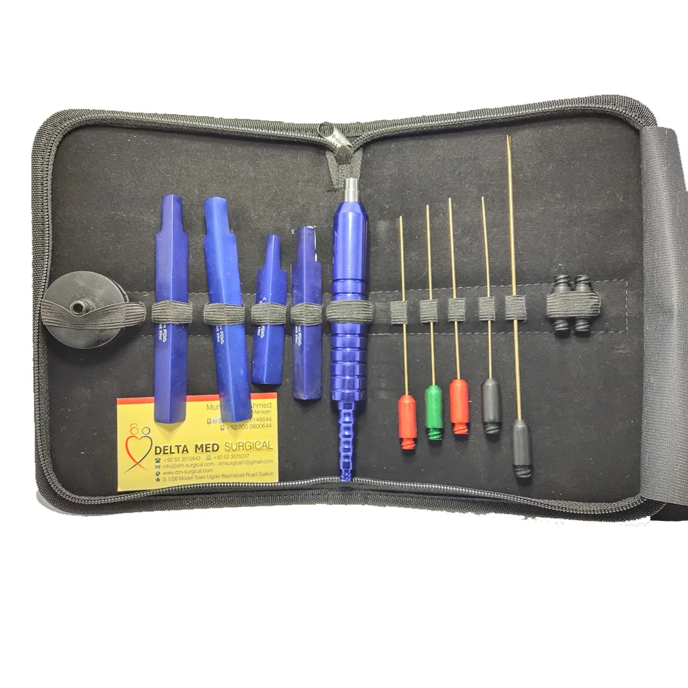 Liposuction Cannulas Set Of ( 125 Pcs Cannulas With Different Type & Size And 5pcs Stop Lock For Syringes for