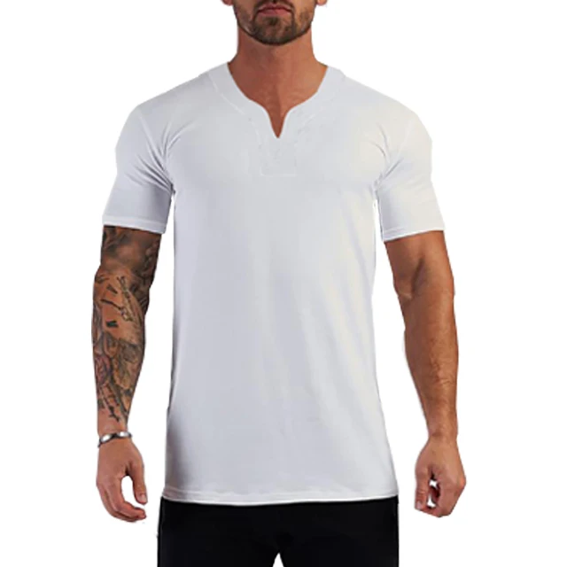 Custom made printing Plus Logo T shirt stretch breathable Comfortable t shirts, 95 cotton 5 spandex gym sports t shirt