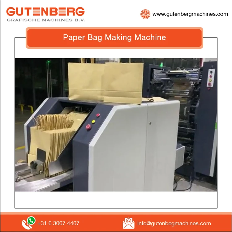 Automatic Grade Multifunctional 720pcs/min Bag Speed Shopping Bags Paper Bag Making Machines from Netherlands Origin