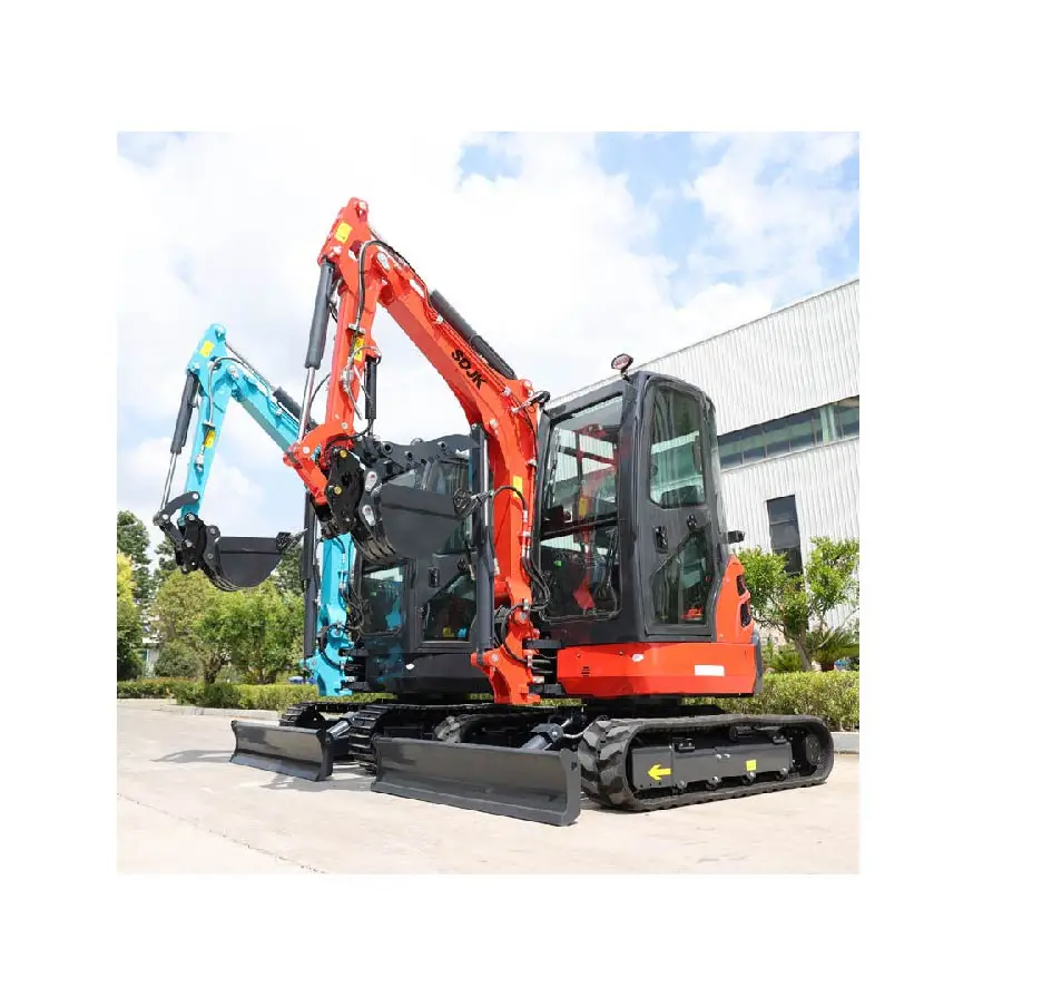 New Wholesale Prices Hydraulic Pump Thumbs 800 Kg 1.5Ton Backhoe Hammer 1 Ton Mini Excavator With Closed Cabin