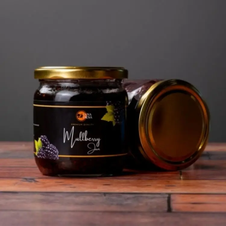 Exquisite 200g Mulberry Jam: Crafted from Seasonally Harvested Fresh Blackberries, Bursting with Natural Flavor and Goodness