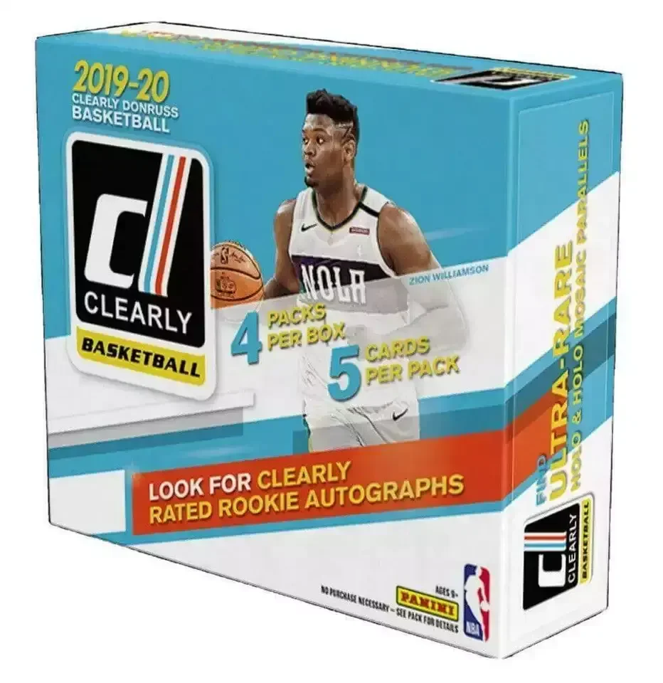 Top Quality For 2019 20 Panini Clearly Donruss Basketball Hobby Box