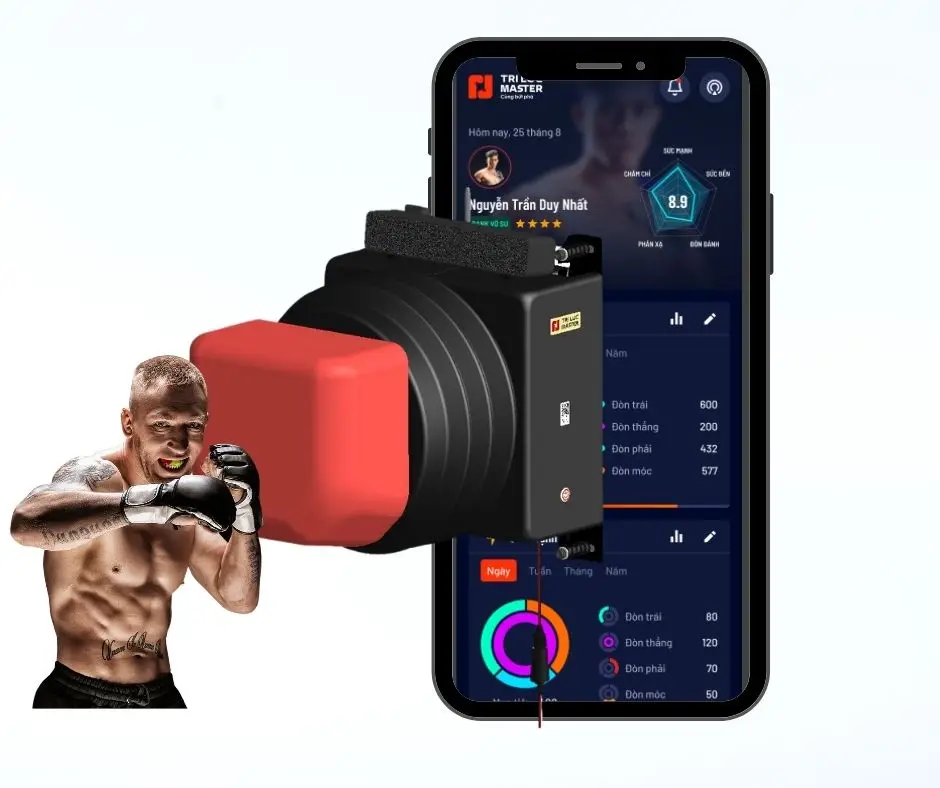 Sharper skills with boxing gym equipment: exercises to improve mental mastery, convenient music rhythm system