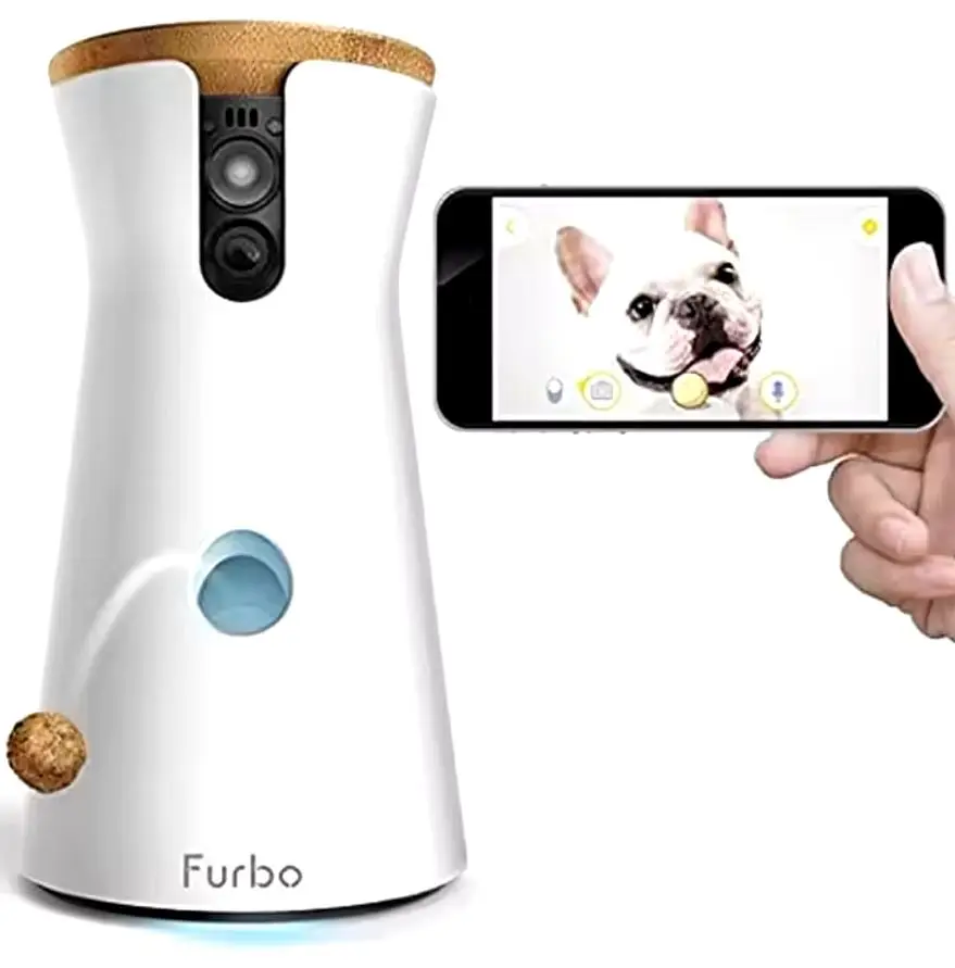 Доставка на порог для Furbo Dog Camera Lossing Full HD Wifi камера домашних животных и двухсторонняя аудиосистема совместимая с собаками