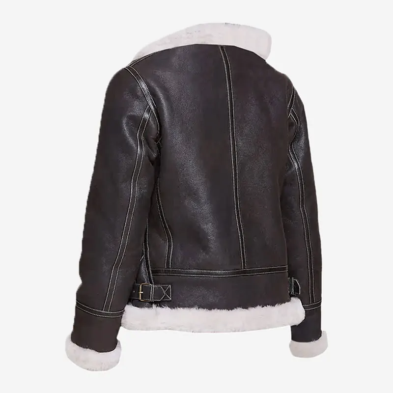 Winter Fur Collar Original Mens Leather Bomber Jacket Pu Jacket Faux Fur Collar Coats