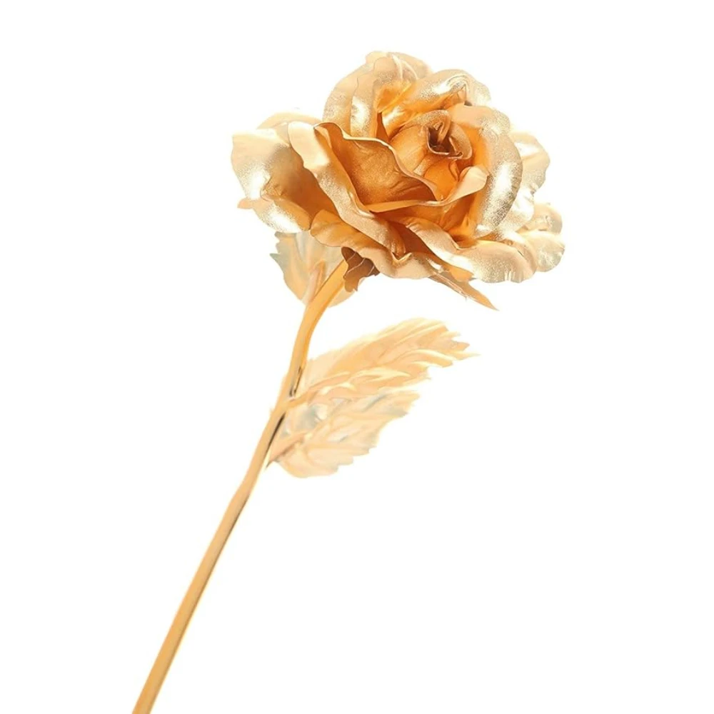Antique 24k Gold Rose Metal Material Gold Plated Rose Wedding Decorative Roses For Hot Sale By Royal Home Collection Suppliers