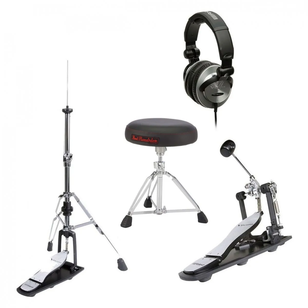 Rolland TD-17KVX V-Drums Premium Electronic Drum Kit Bundle