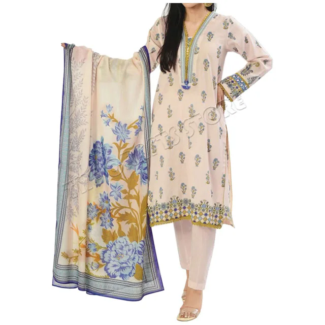 Pakistani Indian Women Ready Made Salwar Kameez Stylish Fashion Elegant Pakistani Dress Hot Selling Ready Made Salwar Kameez