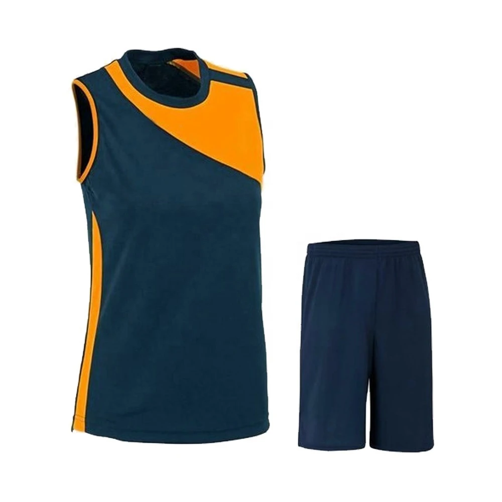 Custom new uniform design set low MOQ quick dry slim beach wear mens womens sublimation volleyball jersey