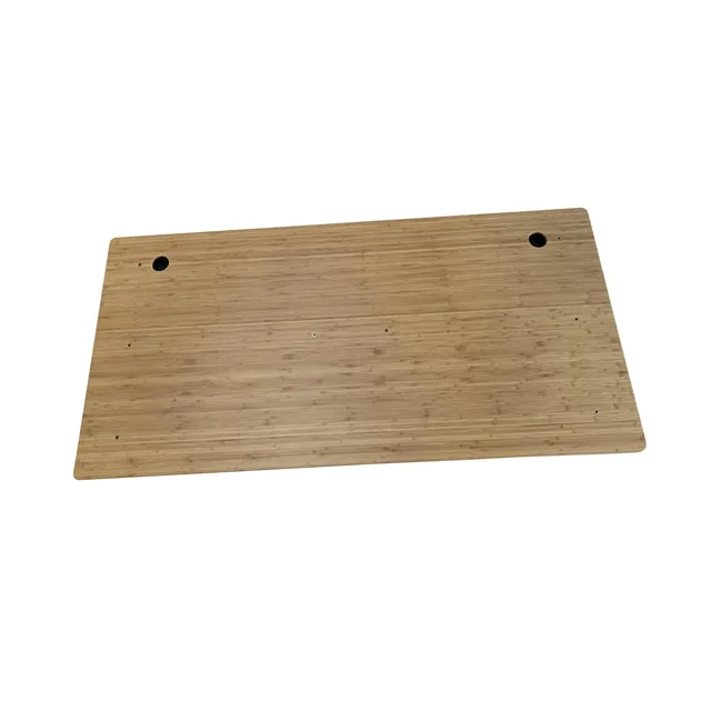 Bamboo Table Top for Standing Desk Home Office Desk 100% Solid Real Bamboo