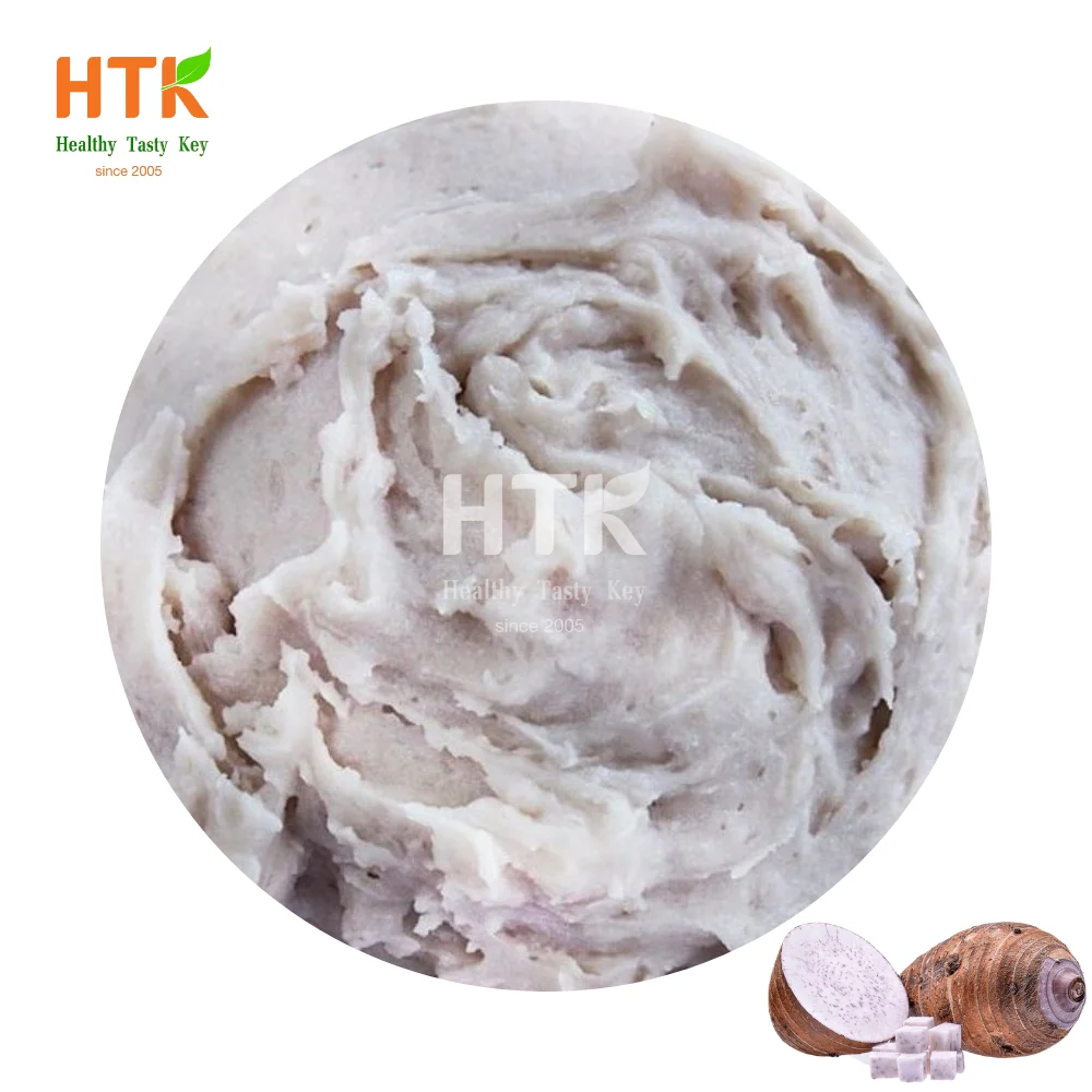 HIGH SELLING FROZEN TARO PASTE Origin In Vietnam 100% Organic OEM Factory in Bulk Quantity for Food & Beverage