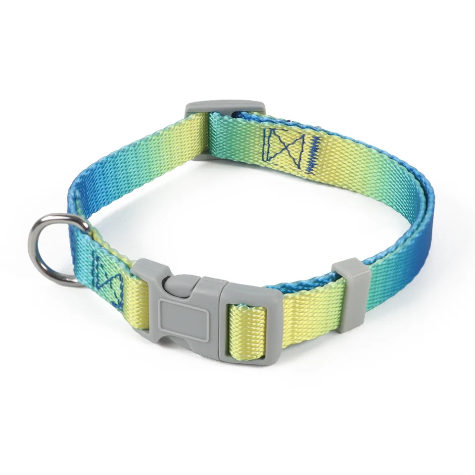 Luxury Dog Collar for Gradient Color Small Medium Large Breeds Nylon Custom Designer With Best Price
