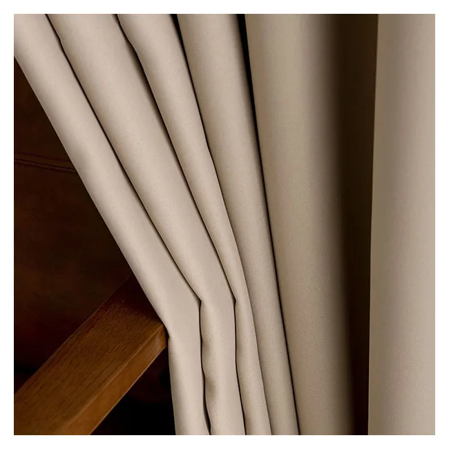 48h Delivery Cheap Price Solid Blackout Curtain Factory Supply 100% Polyester Blackout Fabric for Curtains