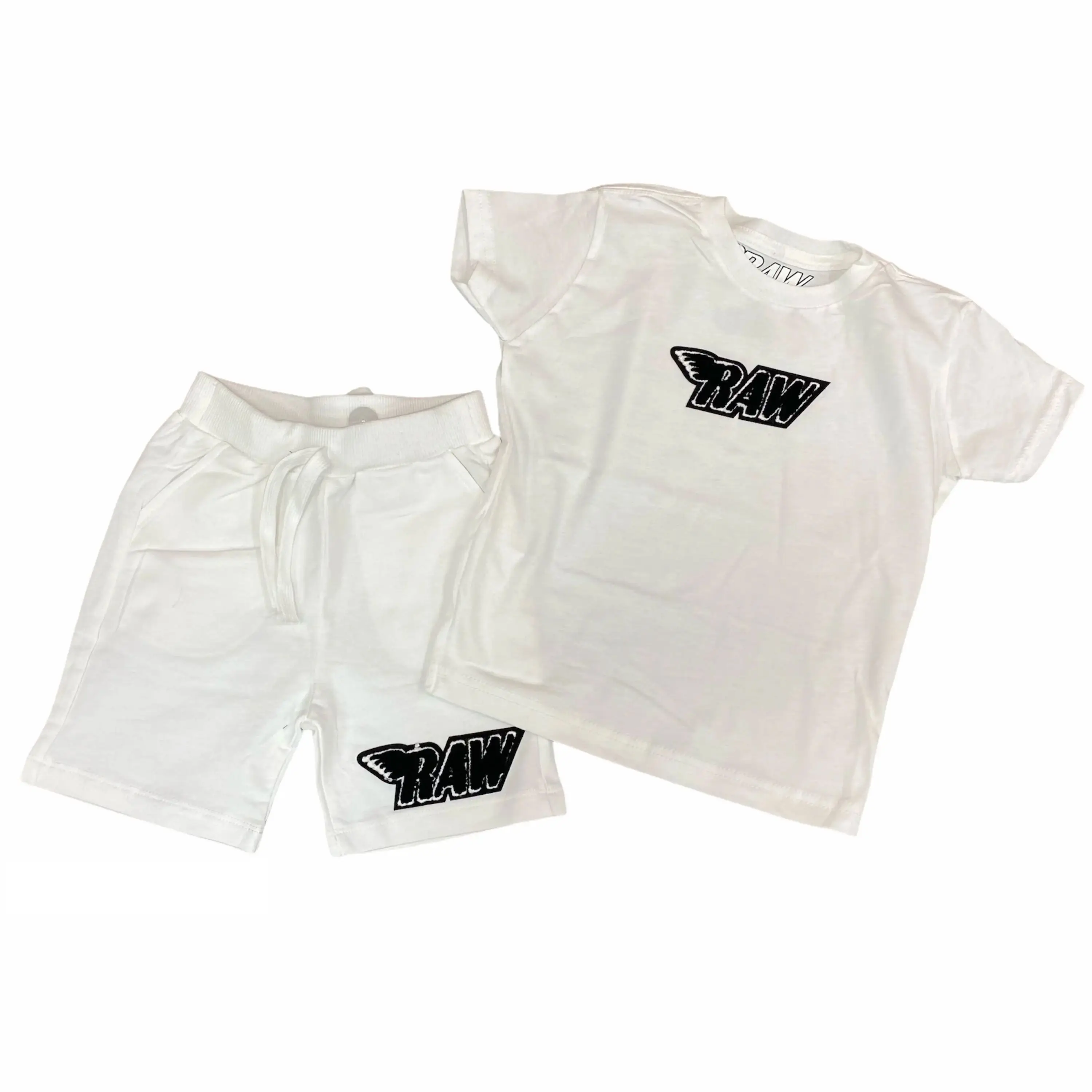 Hot Sale Kids Tshirt Summer shorts Fashion Custom Printing Logo Casual Children High Quality Cotton Tshirt