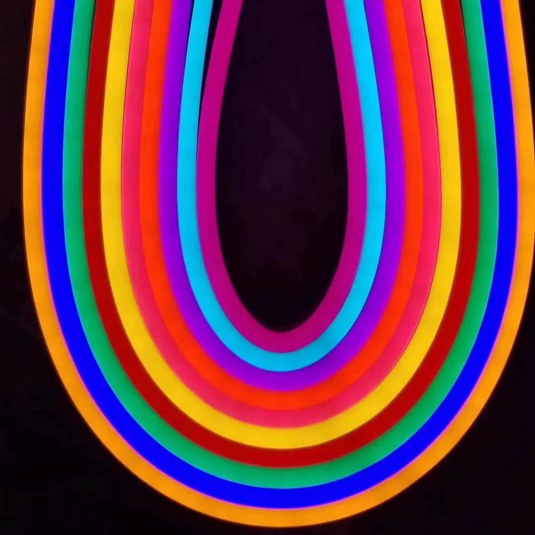 12V 2835 120LEDs/M 2.5cm 1cm Cuttable   Flexible Neon LED Strip Light Tape for Lighting signage