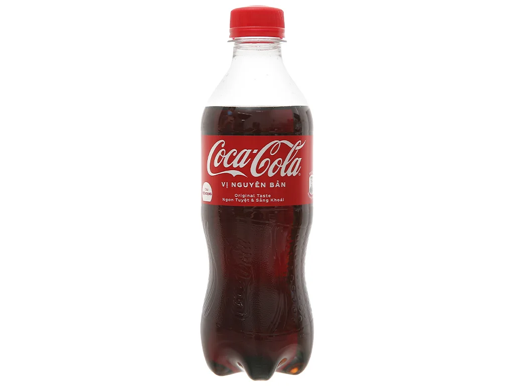CocaCola soft drink bottle 390ml x 24