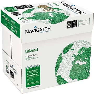 White Original Navigator double A4 paper one 80 gsm / copy Paper 80gsm / PaperOne F4 Copie