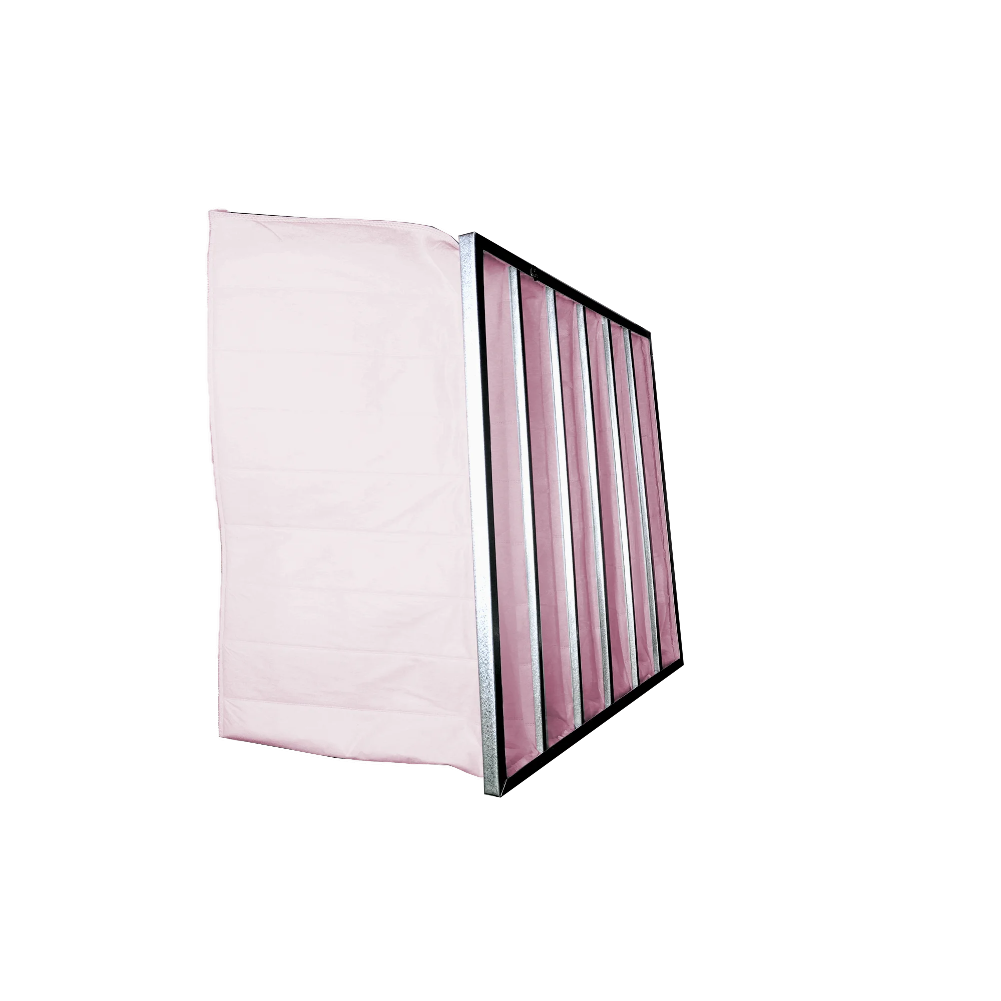 Fully Customized Medium PURA PAK Bag Filter F7 80<Em<90 592x592x530m 6 POCKET (24x24x21inch) for HVAC, AHU, Cleanroom