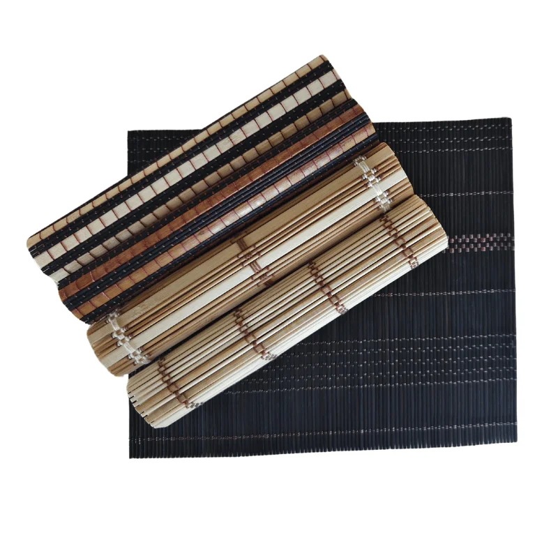 Wholesale Minamalist Bamboo Coasters Luxury Design with Heat-Resistant and Custom-Made Weight for Restaurants