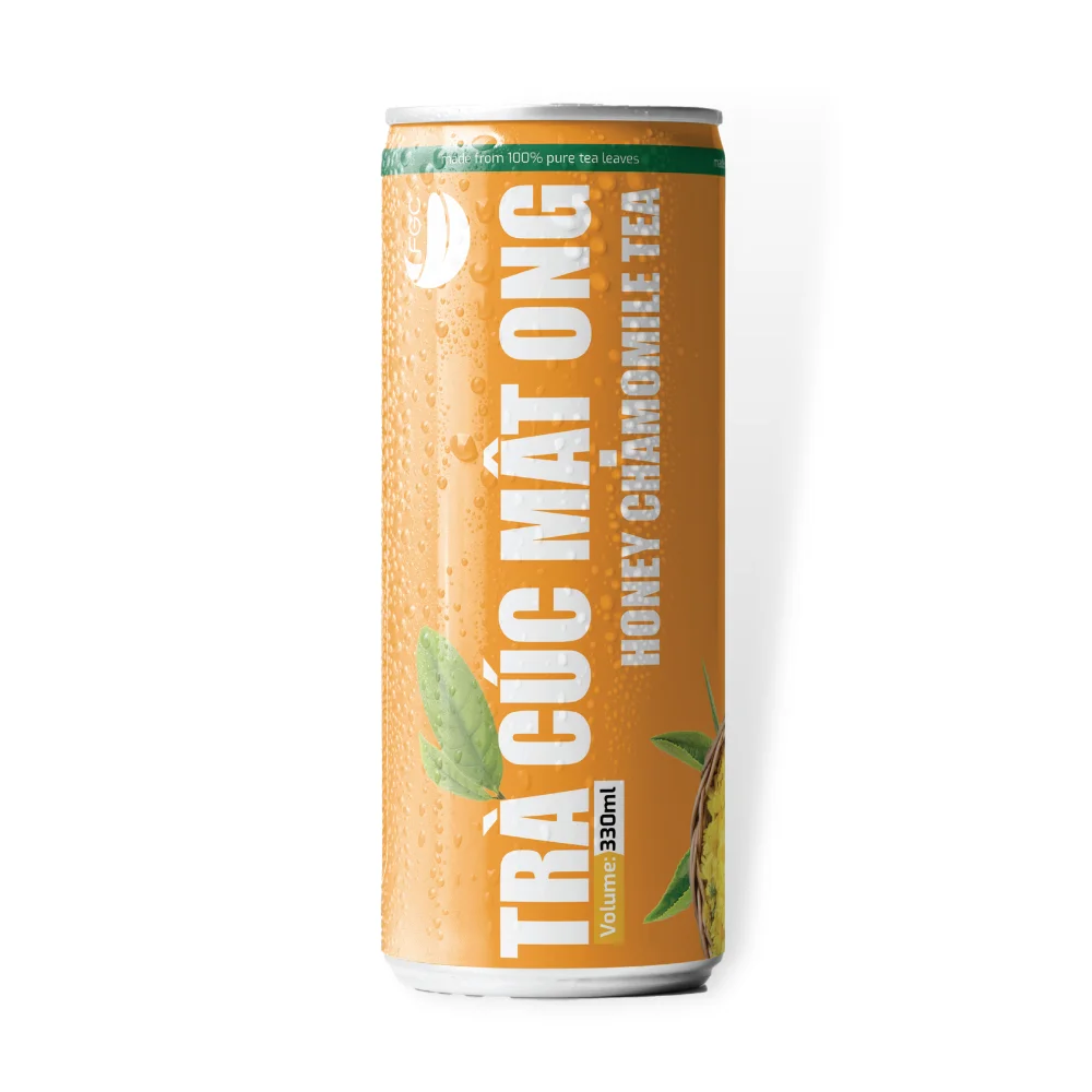 0.3kg 12 months Shelf Life 455 ml herbal tea for sleep Beverages Vietnam Blended Honey Chamomile Tea In Box Packaging