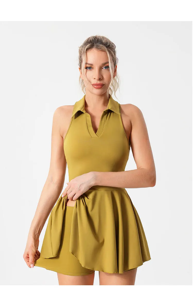 Breathable Lightweight Tennis Skirt With Built-in Shorts Designed for Performance Ideal for Tennis or Fitness Casso Sports