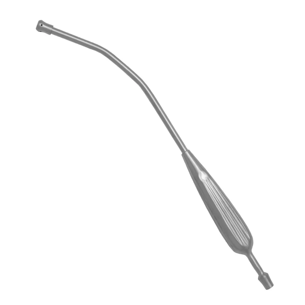 Hot Selling Yankauer Suction Tube 27cm Non Magnet Stainless Steel Vaccination and Puncture General Surgery Instrument