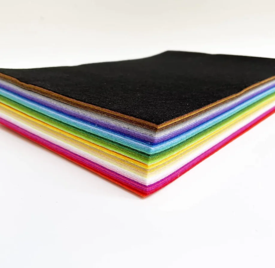 1mm - 20mm non-woven polyester tennis ball cricket ball felt fabric sports felt needle punch nonwoven fabric