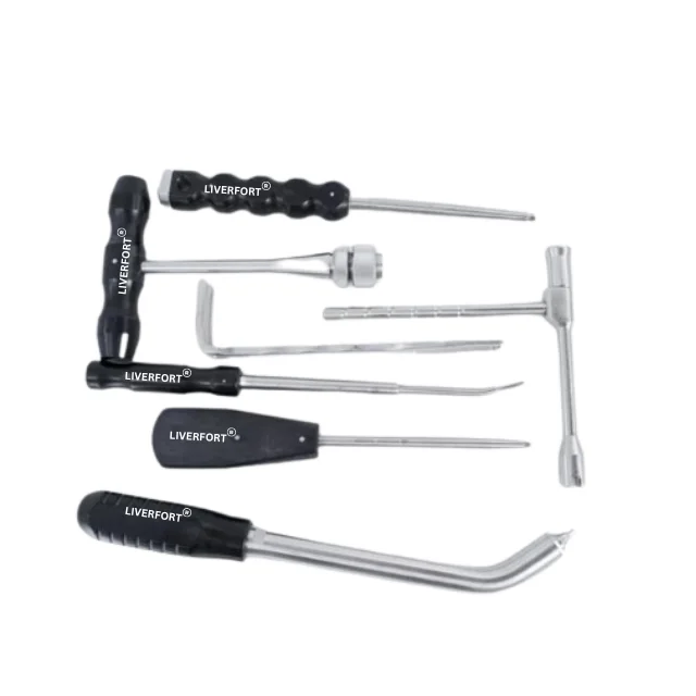 Wholesale Factory Price 11 Pcs Orthopedic Hip Knee Spine Femur Surgical Instrument Set TOP Quality stainless steel CE  LIVERFORT