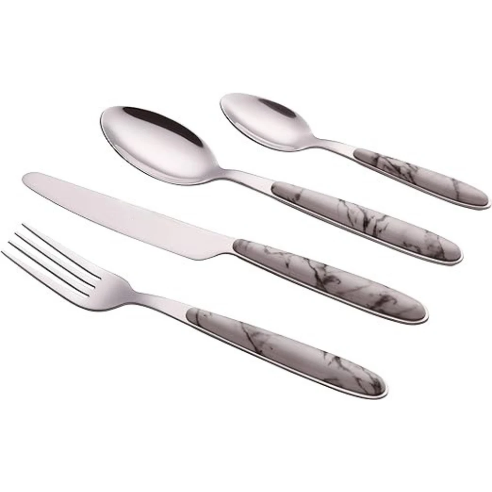 Handmade Wholesale Knife Fork Spoon Silverware Stainless Steel Flatware Modern Metal Cutlery Set for Table Setting Dinner Lunch