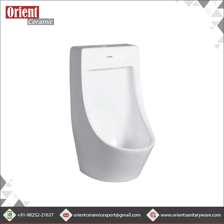 Lifelong Finish High Standard Quality Modern Design White Ceramic Urinal for Bathrooms with 5 Years Warranty
