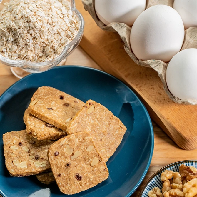 Walnut Oat Flavour Crispy Manufacturer Semi-Hard Wholesale Ivy House Cookie