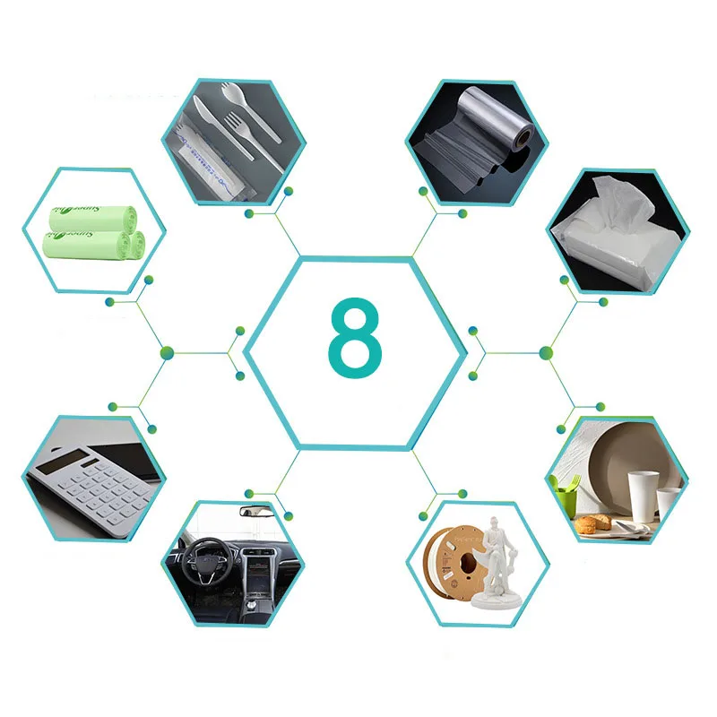 HENGLV Source manufacturer PBAT resin fully biodegradable PLA polylactic acid high transparent film material