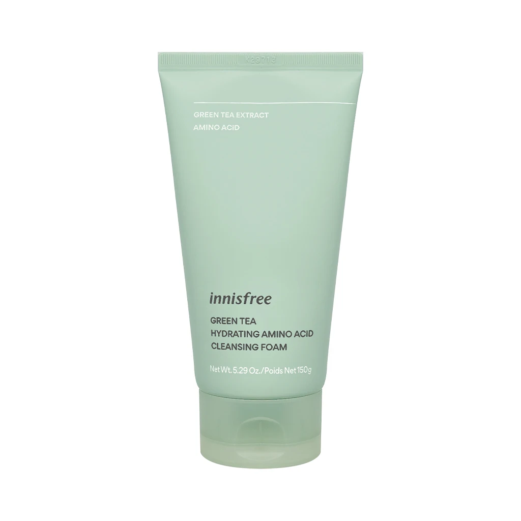 face cleanser innisfree Green Tea Foam Cleanser korean cosmetics face wash facial foam cleanser