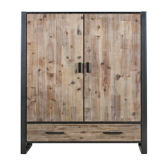 Victor brand 2 doors 1 drawer Furniture Wardrobe Wood Material Home Furniture Decoration High Quality From Vietnam Manufacturer