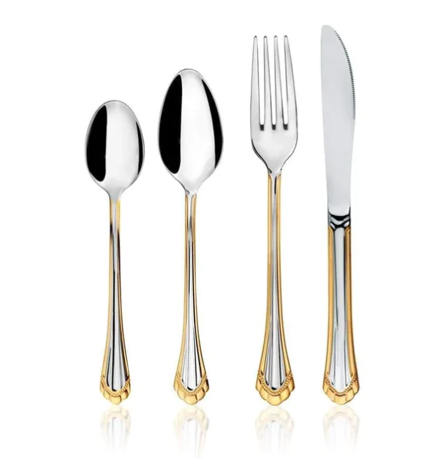 Stainless Steel 24 PCS Cutlery Set with Knife  BY KSN