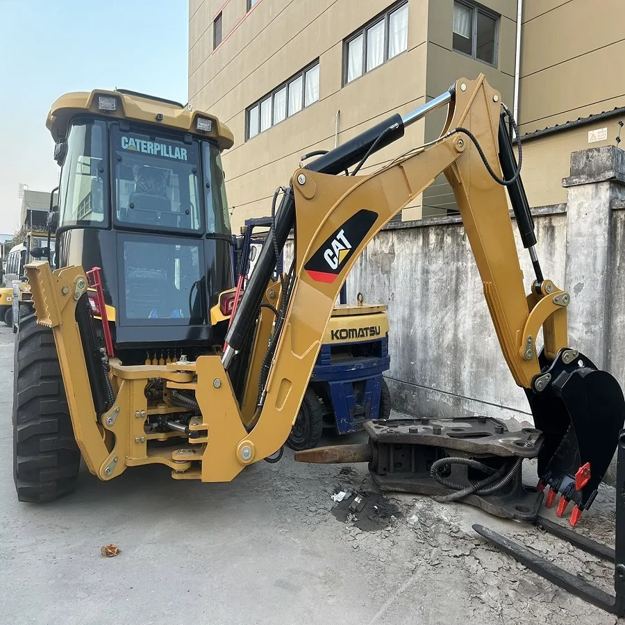 Экскаватор-погрузчик Caterpillar 420F2 Подержанные погрузчики Cat 420f 416E для продажи Подержанный оригинальный японский экскаватор-погрузчик cat 420F