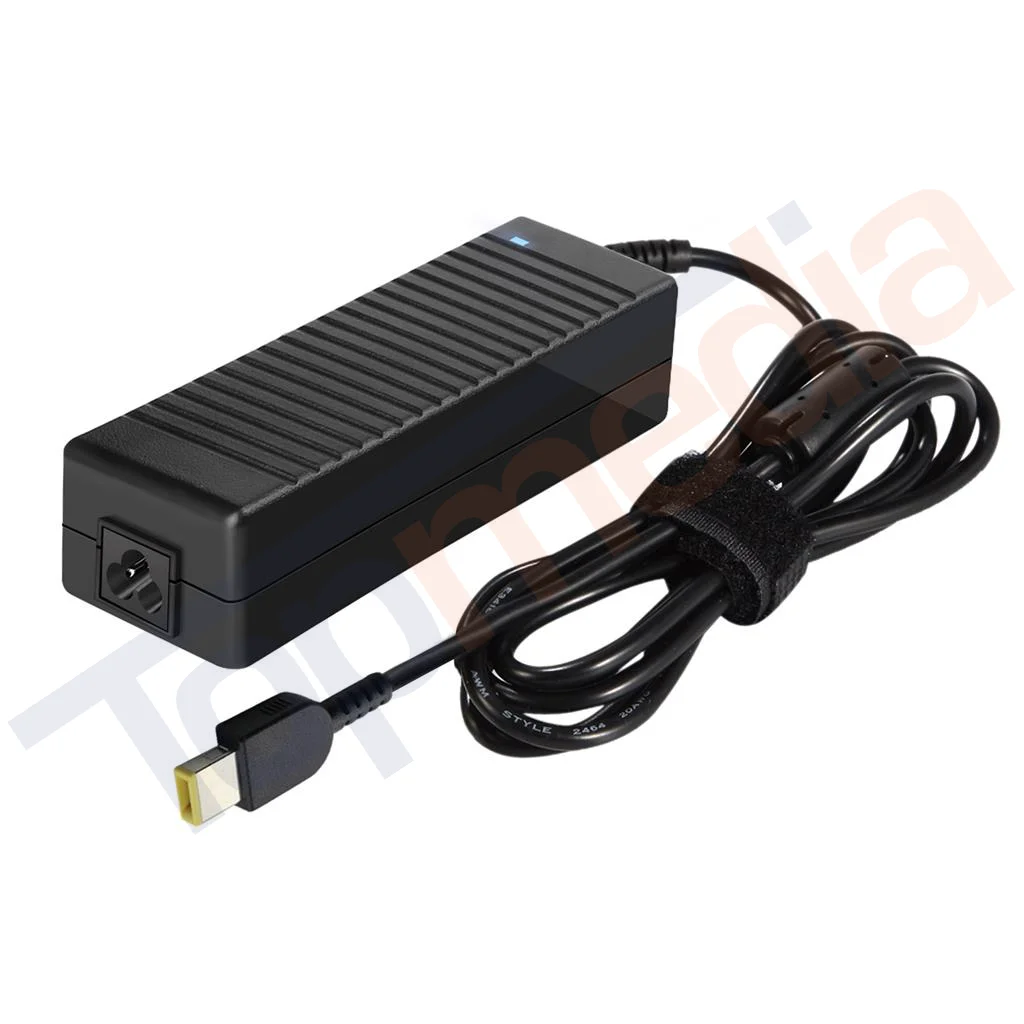 High Quality 135W Adapter for Lenovo IdeaPad Y40 Y50 Y70 Y700 Z710 Series Notebooks with a Rectangle Charging Connector Port EU