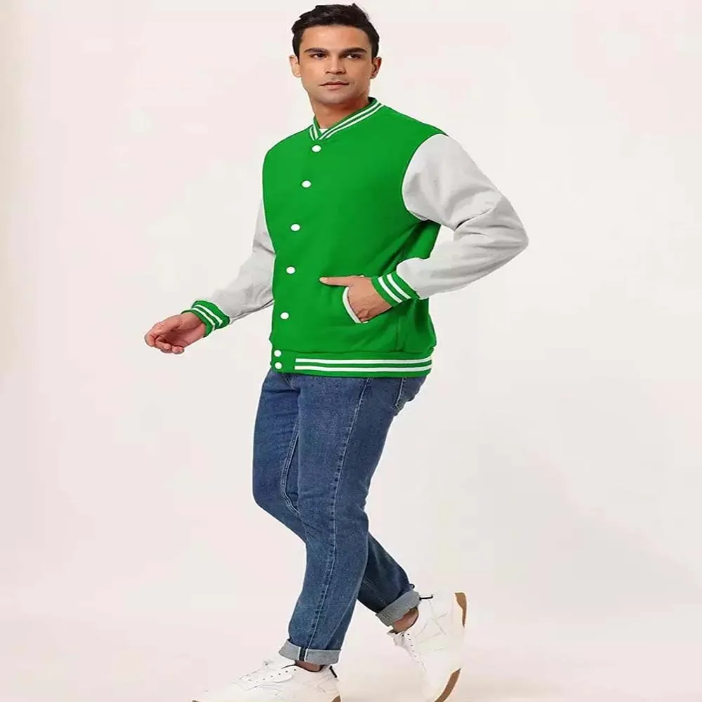 Wholesale Oem wholesale versity Latter man winter 100% cotton street wear casual baseball jackets top quality quick service